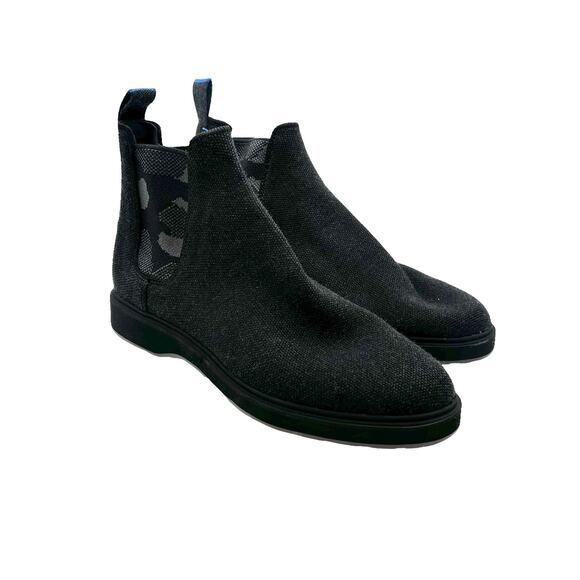 Rothy’s Merino Wool Chelsea Boots Dark Gray Men’s Size 9.5 NEW - Picture 4 of 10